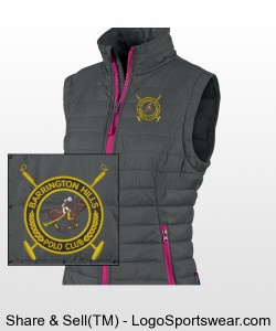 BHPC Ladies Radius Quilted Vest (5 colors) Design Zoom